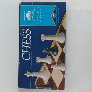 Golden Classic Chess Set Vintage